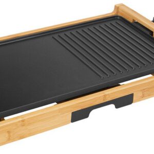 SENCOR Kontaktní gril 1 800 W – černá/dřevo