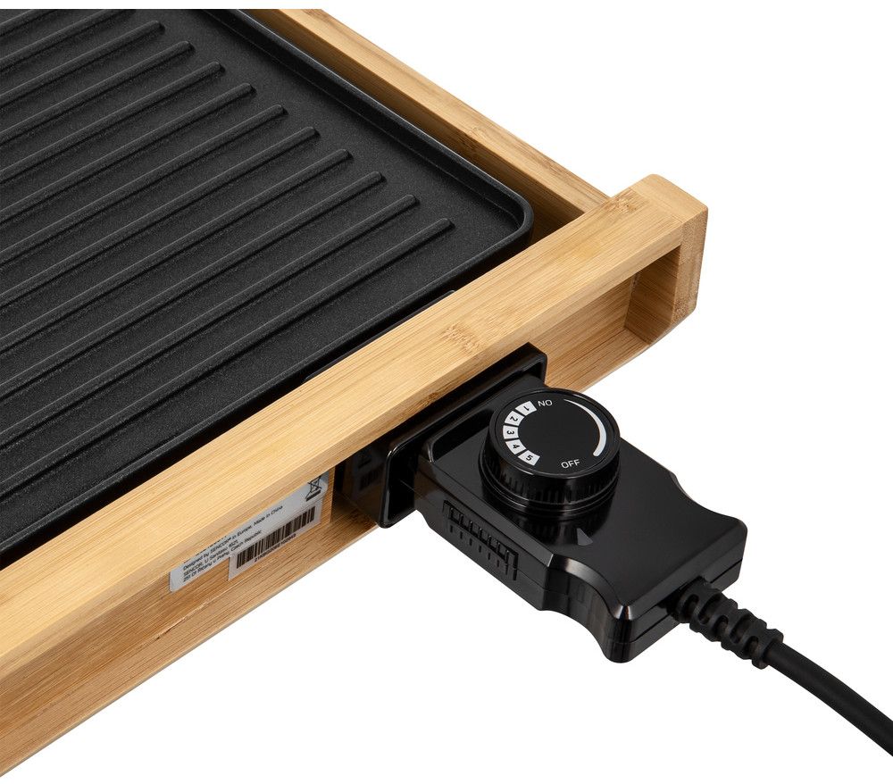 SENCOR Kontaktní gril 1 800 W – černá/dřevo