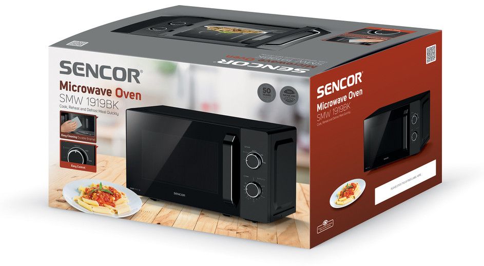 SENCOR Mikrovlnná trouba 20 l, 700 W – černá