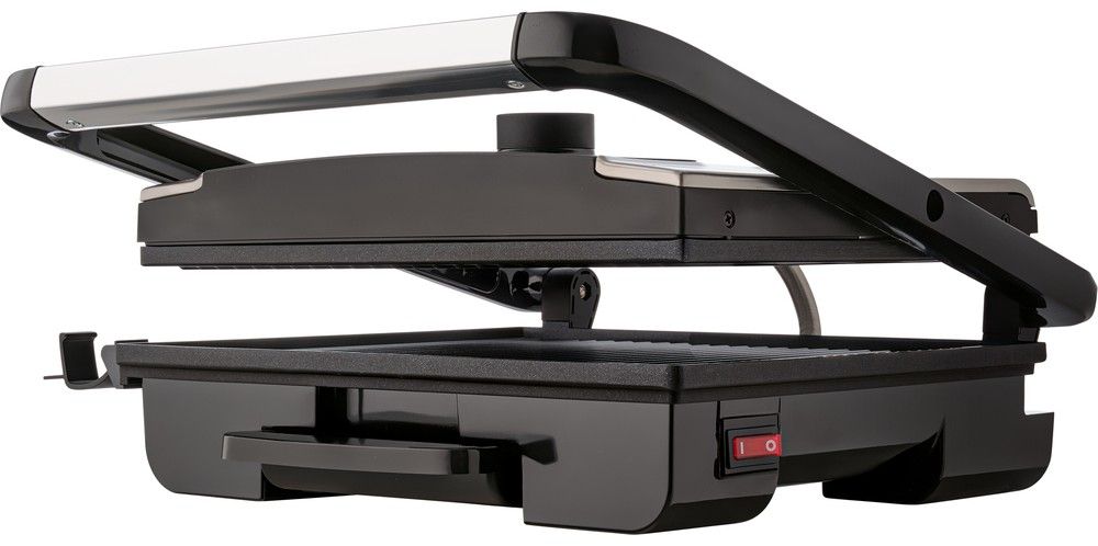 SENCOR Kontaktní gril 2 000 W – stříbrná/černá