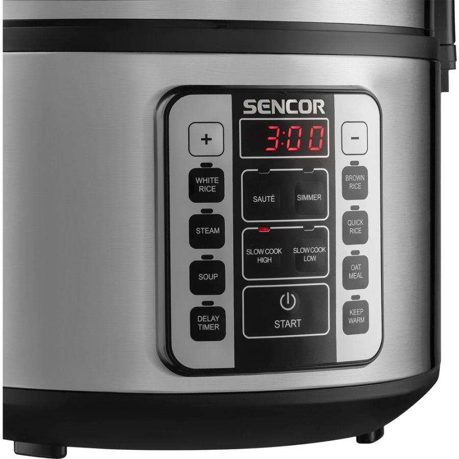 SENCOR Rýžovar 1,5 l, 700 W – nerez