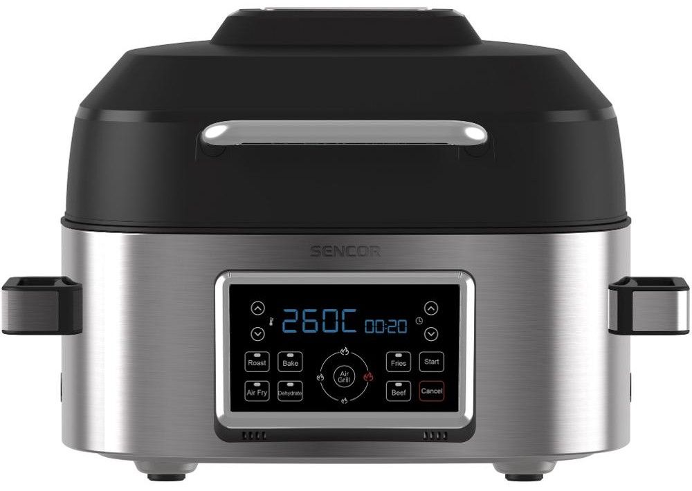 SENCOR Multifunkční hrnec 6 l, 1&nbsp;660 W – černá/nerez