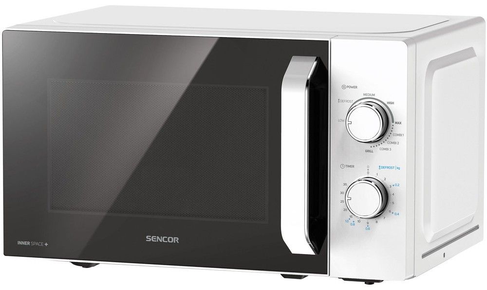 SENCOR Mikrovlnná trouba s grilem 20 l, 700 W – bílá