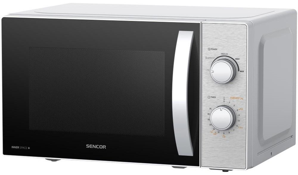 SENCOR Mikrovlnná trouba 20 l, 700 W – šedá/nerez