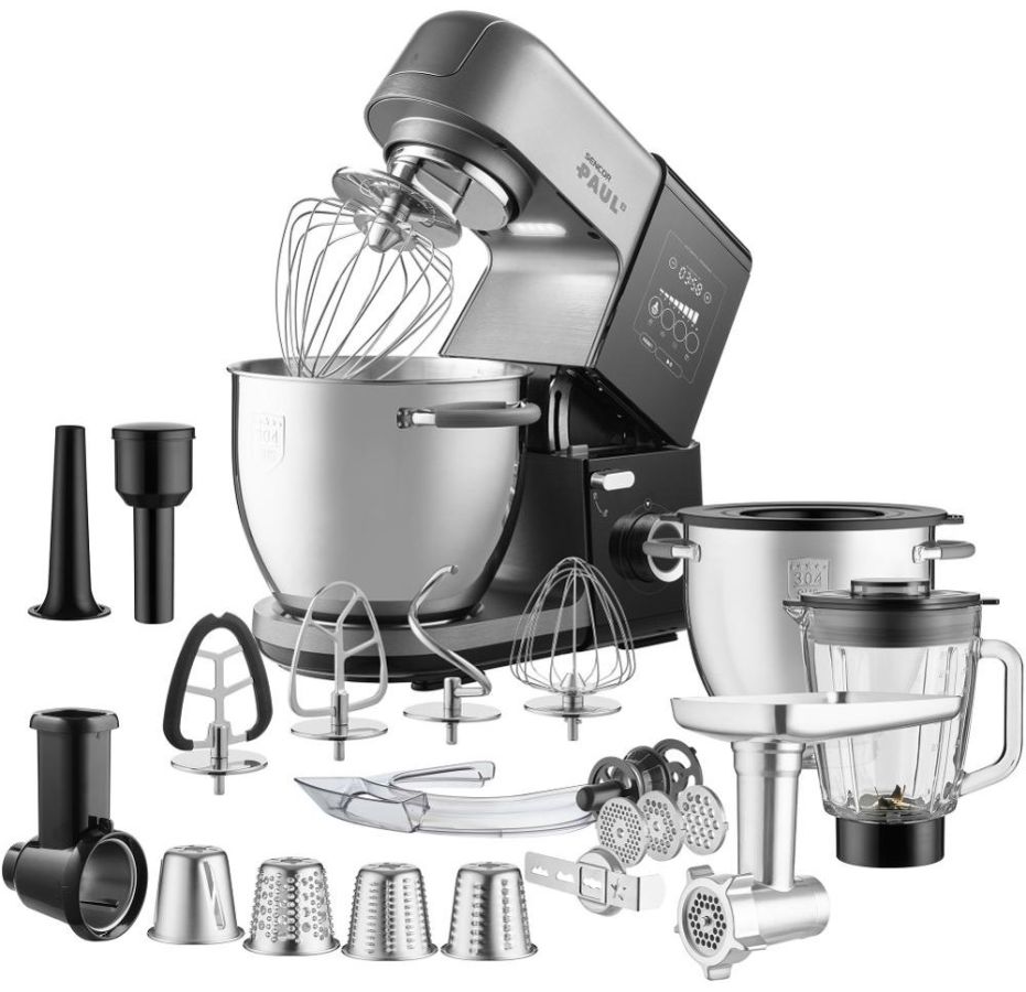 SENCOR Kuchyňský robot 1&nbsp;800 W, 13,4 l – černá/nerez