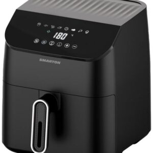 SMARTON Horkovzdušná fritéza 4,5 l, 1&nbsp;350 W – černá