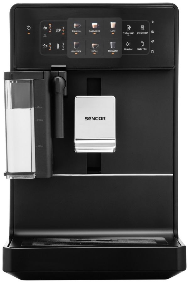 SENCOR Automatický kávovar 1,3 l, 19 bar – černá
