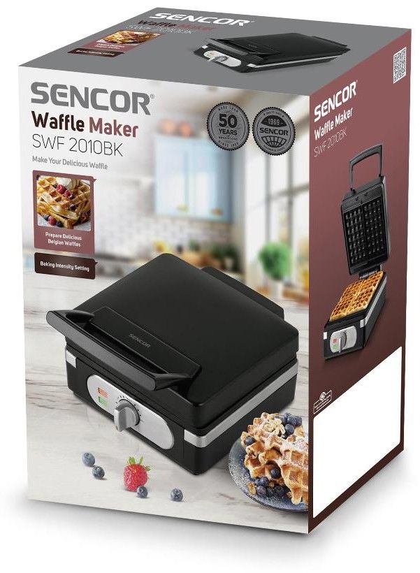 SENCOR Vaflovač 1 400 W – černá