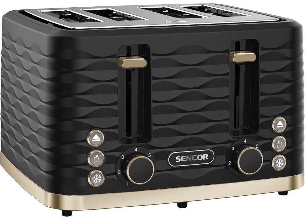 SENCOR Topinkovač 4 otvory, 1 600 W – černá