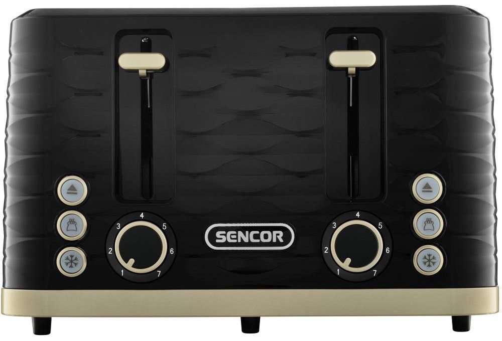 SENCOR Topinkovač 4 otvory, 1 600 W – černá