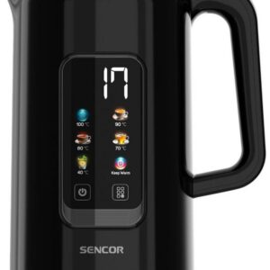 SENCOR Rychlovarná konvice 1,7 l, 2 200 W – černá