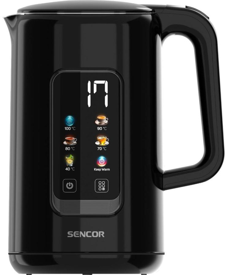 SENCOR Rychlovarná konvice 1,7 l, 2&nbsp;200 W – černá
