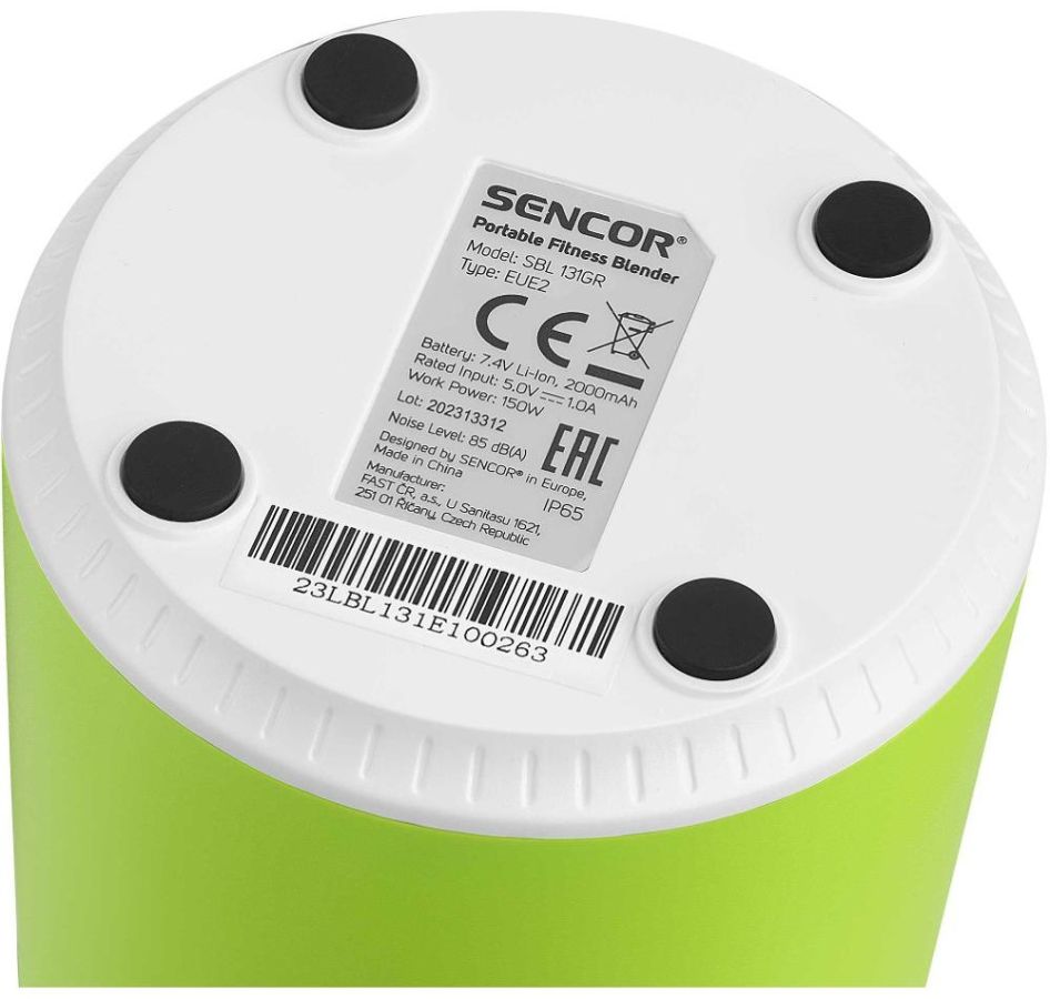 SENCOR Smoothie mixér 150 W, 500 ml – zelená/bílá