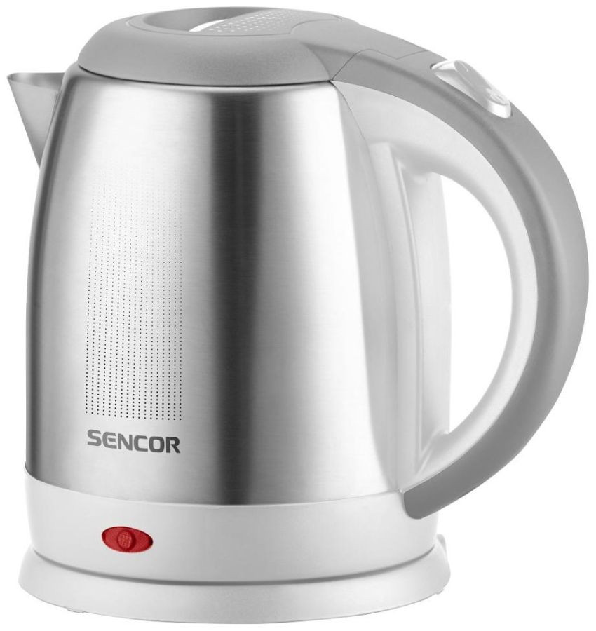 SENCOR Rychlovarná konvice 1,2 l, 2&nbsp;000 W – nerez/bílá