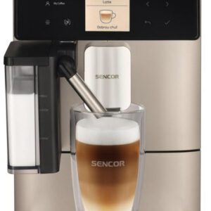 SENCOR Automatický kávovar 1,3 l, 19 bar – černá/chrom