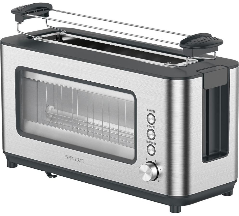 SENCOR Topinkovač 1 otvor, 1&nbsp;200 W – nerez