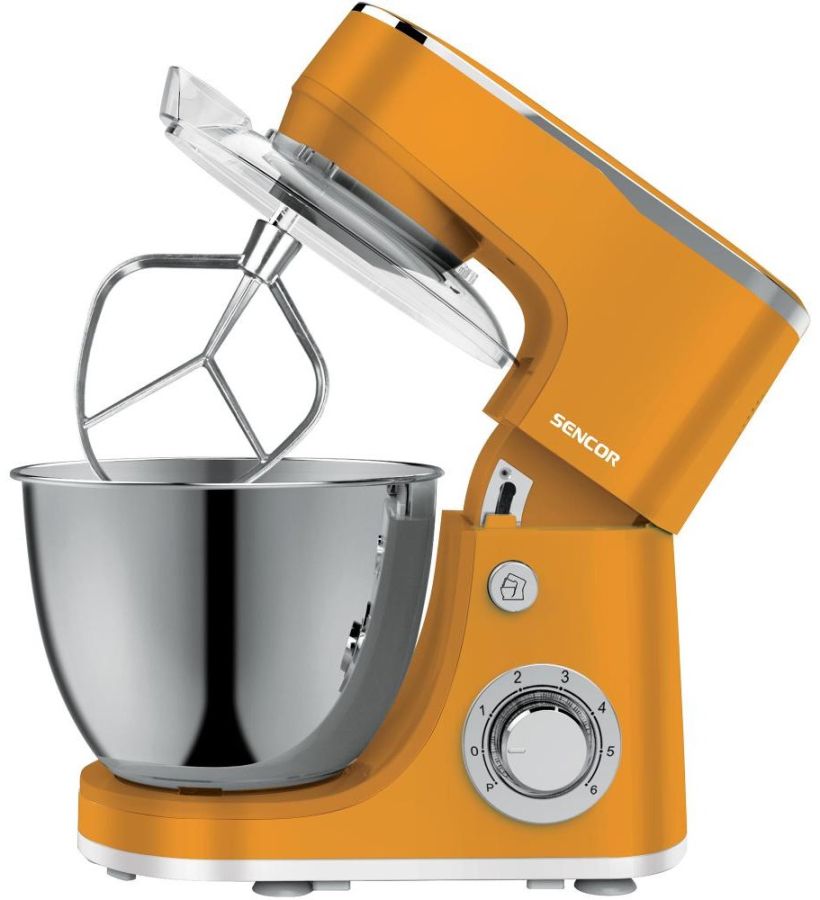 SENCOR Kuchyňský robot 1&nbsp;300 W, 5,5 l – oranžová