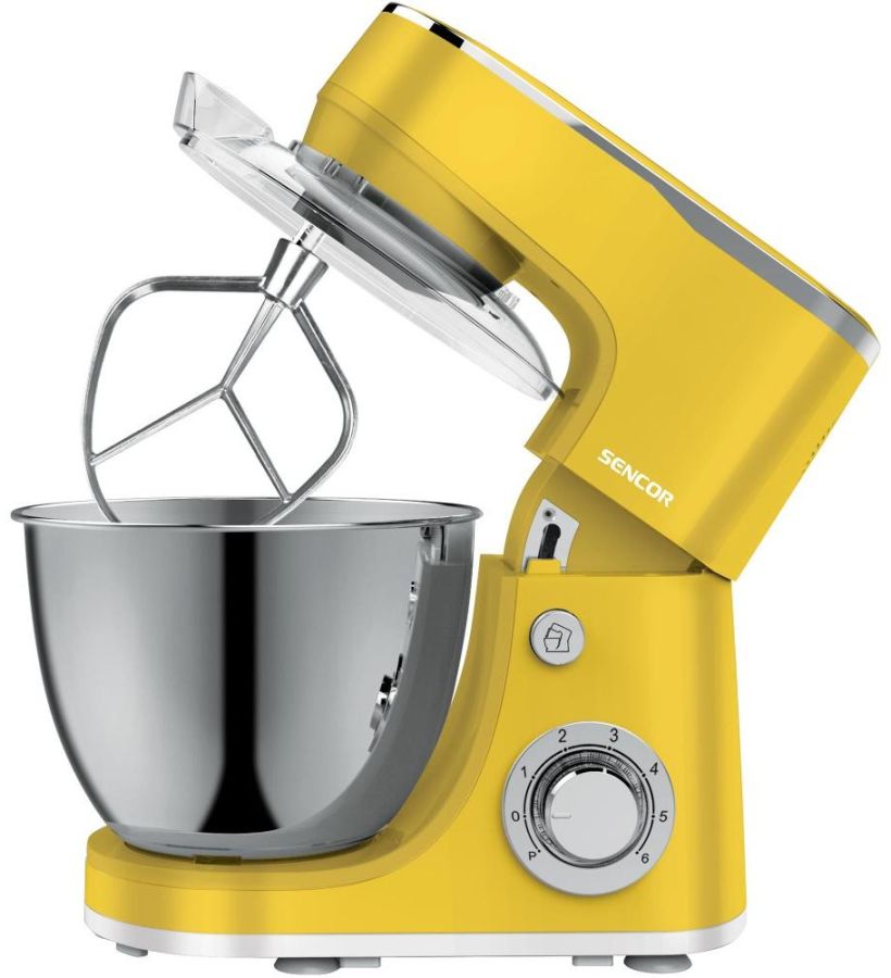 SENCOR Kuchyňský robot 1&nbsp;300 W, 5,5 l – žlutá