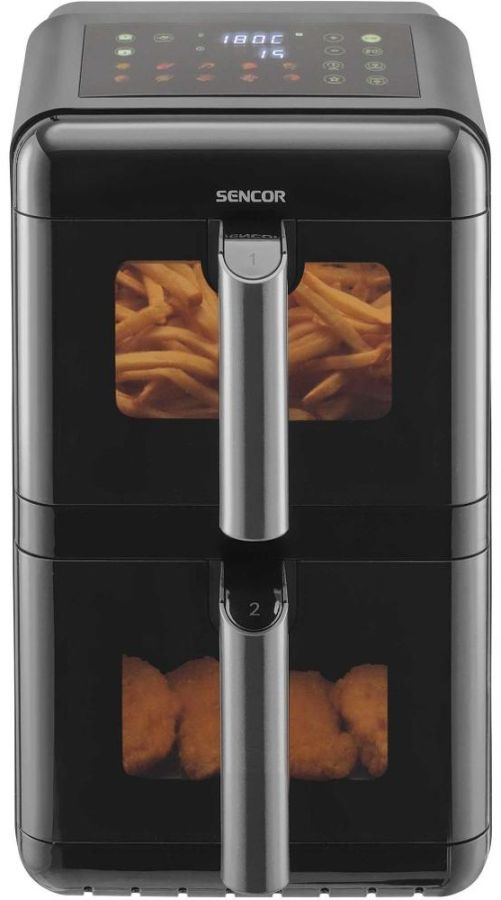 SENCOR Horkovzdušná fritéza 11,6 l, 3&nbsp;000 W – černá