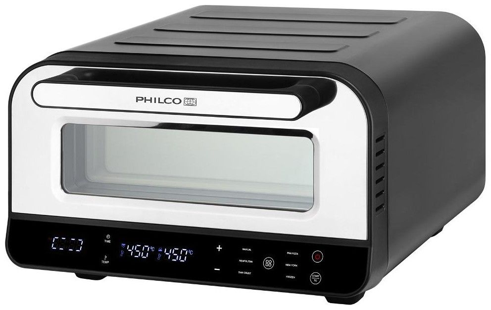 PHILCO Pec na pizzu – černá/nerez