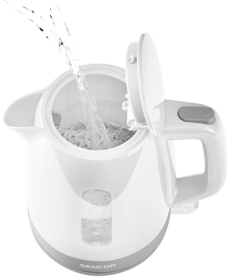 SENCOR Rychlovarná konvice 1 l, 2 200 W – bílá
