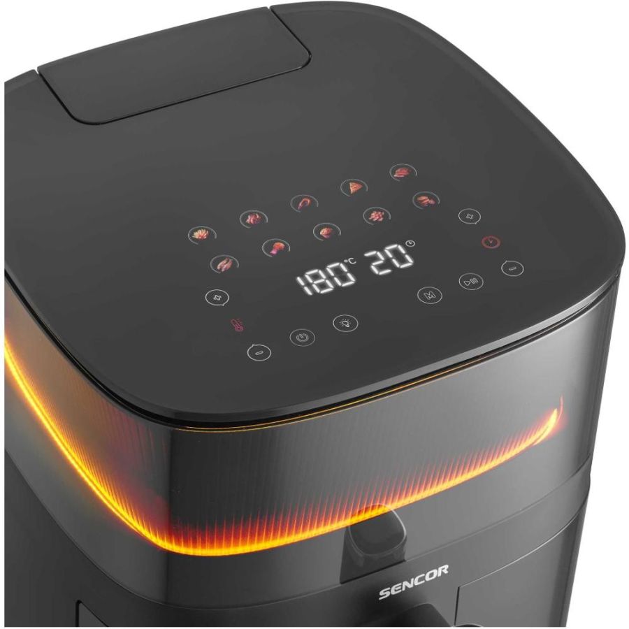 SENCOR Horkovzdušná fritéza 5 l, 1 500 W – černá