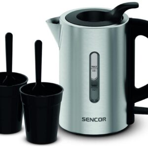 SENCOR Rychlovarná konvice 500 ml, 1 100 W – nerez