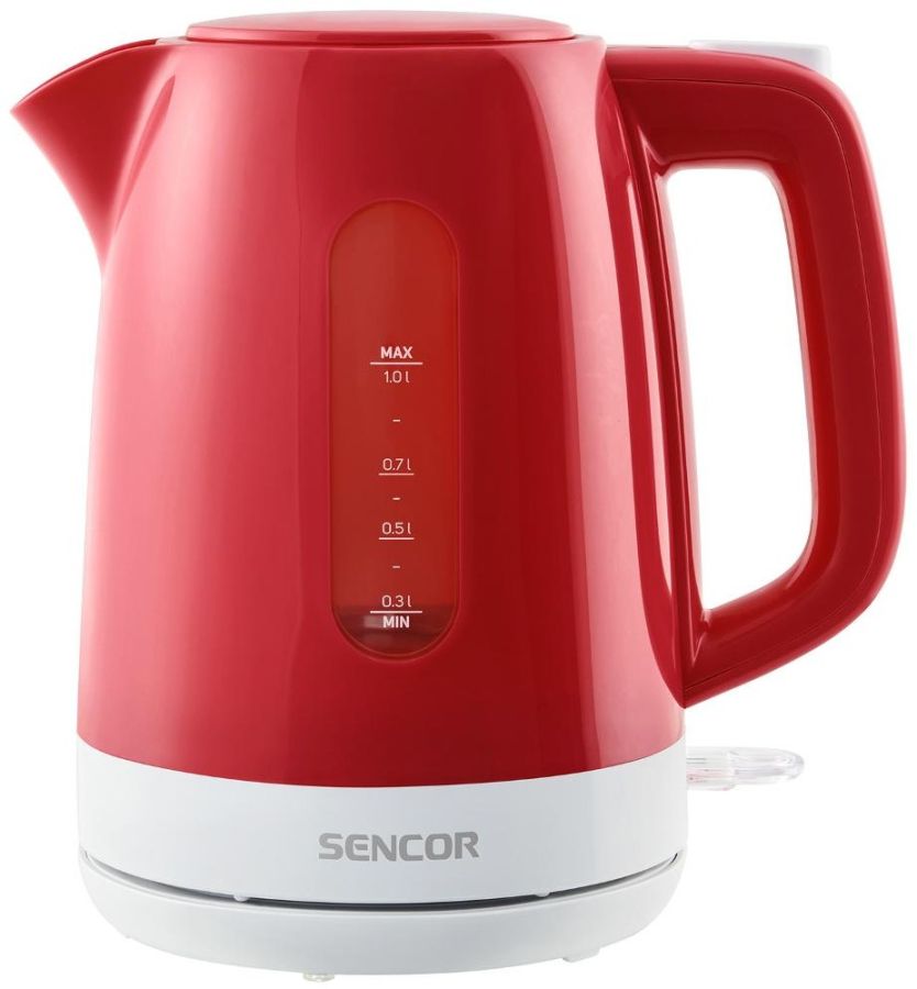 SENCOR Rychlovarná konvice 1 l, 2&nbsp;200 W – červená