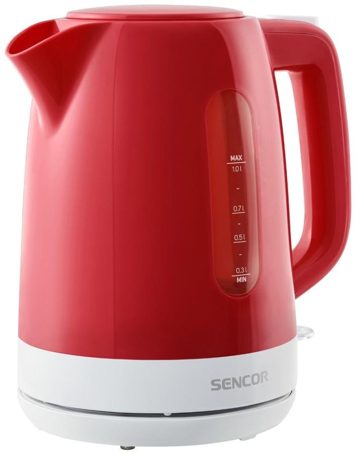 SENCOR Rychlovarná konvice 1 l, 2 200 W – červená