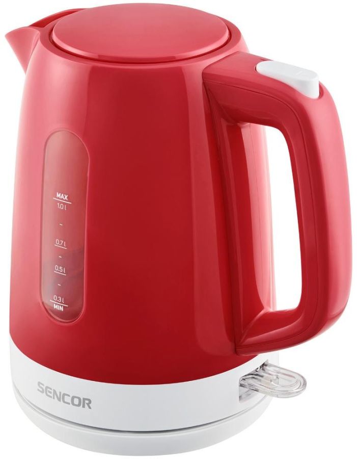 SENCOR Rychlovarná konvice 1 l, 2 200 W – červená