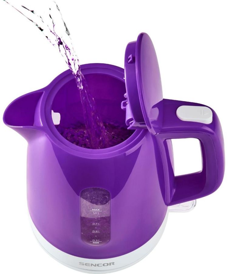 SENCOR Rychlovarná konvice 1 l, 2 200 W – fialová
