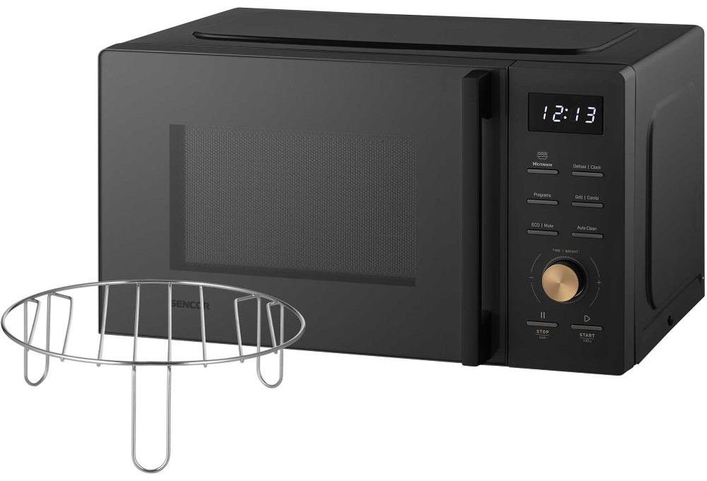 SENCOR Mikrovlnná trouba s grilem 20 l, 700 W – černá