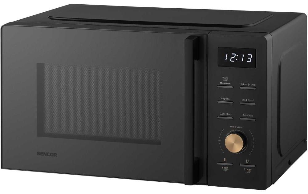 SENCOR Mikrovlnná trouba s grilem 20 l, 700 W – černá