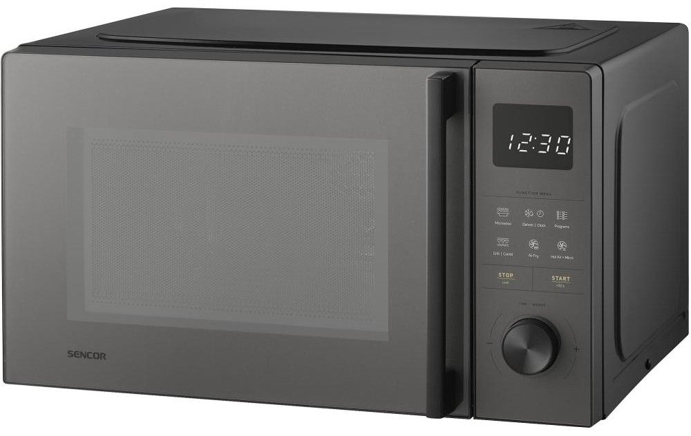 SENCOR Mikrovlnná trouba s grilem 25 l, 850 W – černá