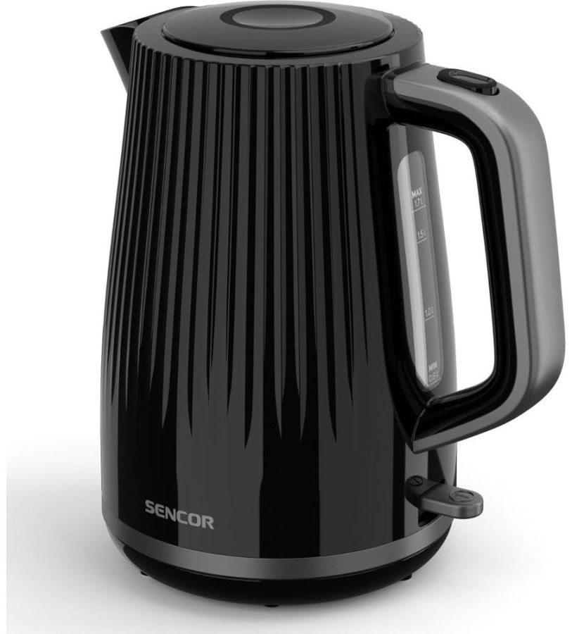 SENCOR Rychlovarná konvice 1,7 l, 2 200 W – černá