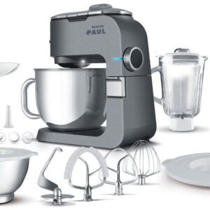 SENCOR Kuchyňský robot 1 700 W, 6,5 l – stříbrná