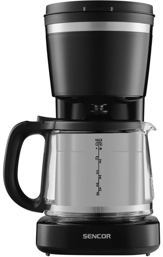 SENCOR Překapávací kávovar 1,5 l, 1&nbsp;000 W – černá