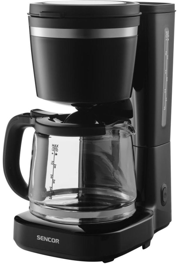 SENCOR Překapávací kávovar 1,5 l, 1 000 W – černá
