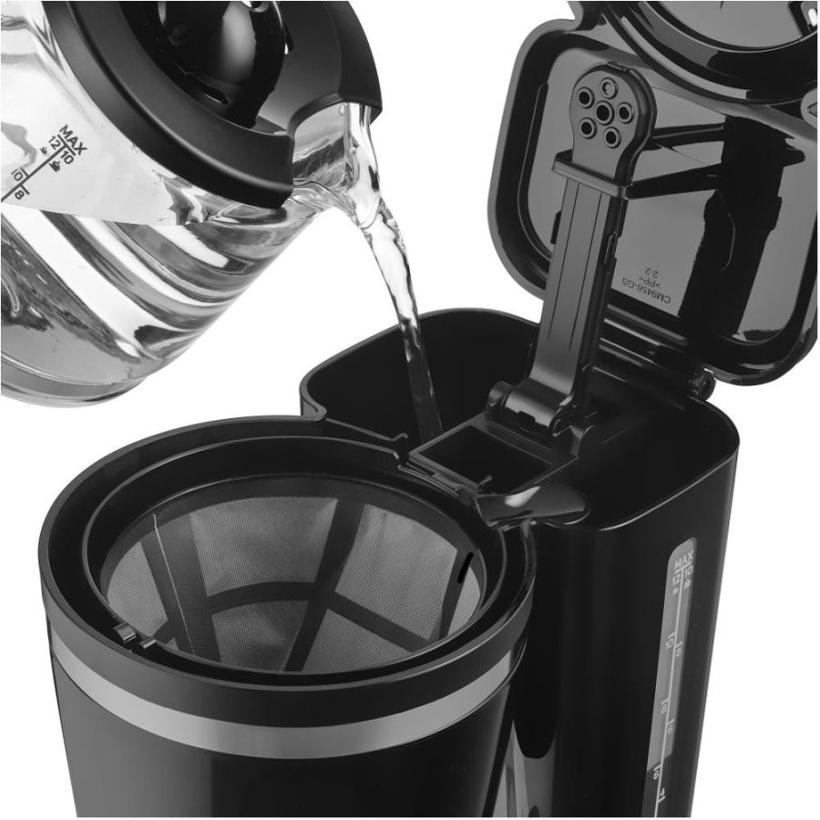 SENCOR Překapávací kávovar 1,5 l, 1 000 W – černá