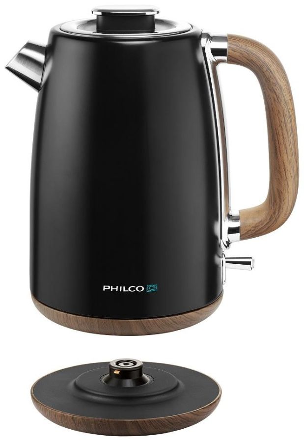 PHILCO Rychlovarná konvice 1,7 l, 2 200 W – černá