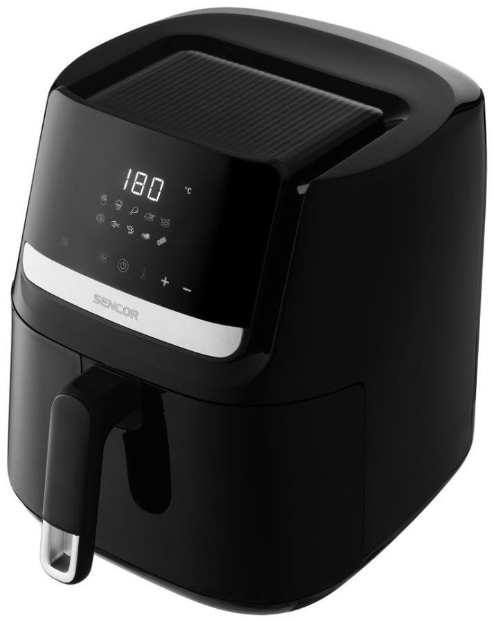 SENCOR Horkovzdušná fritéza 6,5 l, 1 600 W – černá