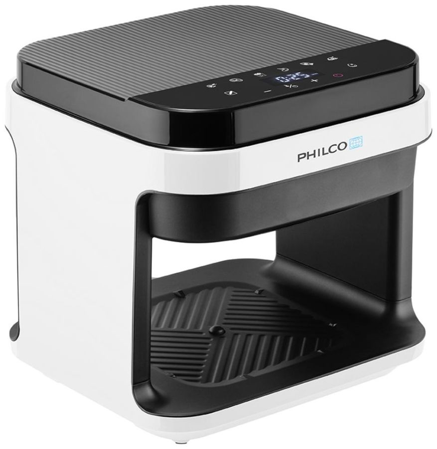 PHILCO Horkovzdušná fritéza 5,5 l, 1 200 W – bílá/černá