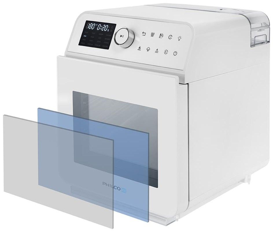 PHILCO Horkovzdušná fritéza 15 l, 1 550 W – bílá