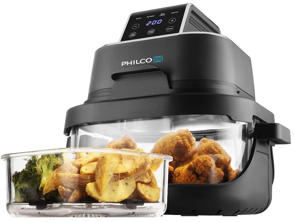 PHILCO Horkovzdušná fritéza 5,5 l, 1&nbsp;500 W – černá