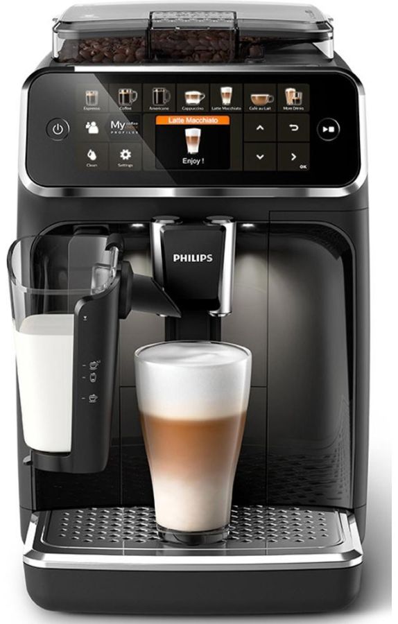 PHILIPS Automatický kávovar s mlýnkem – černá